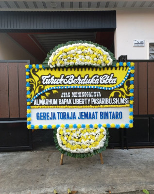 Papan Bunga Duka di Gondoriyo